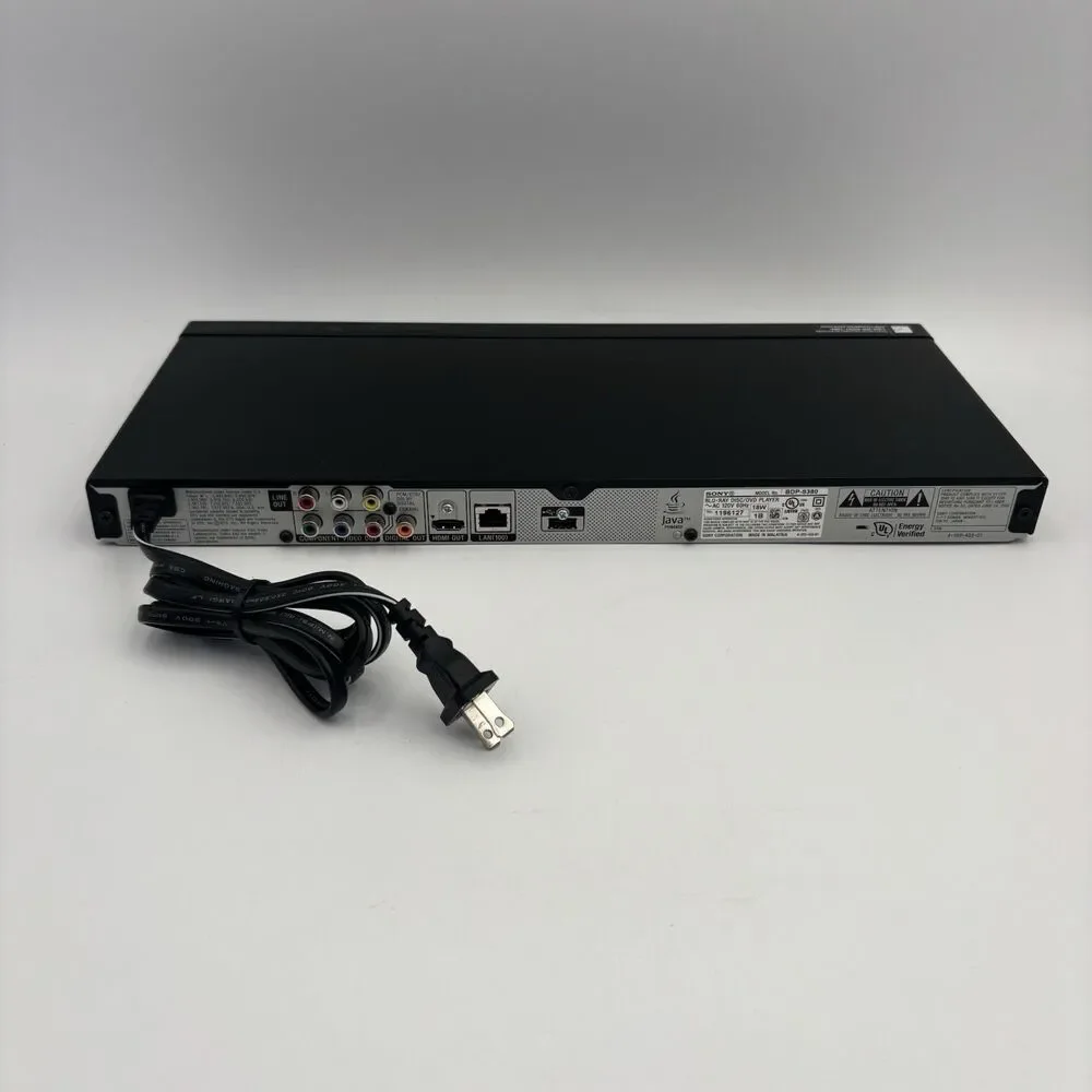 Sony BDP-S380 Blu-ray Disc DVD Player HDMI USB WiFi Ready Black NO REMOTE Teste